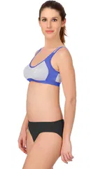 Pibu वीमेन कॉटन ब्रा पैंटी सेट 