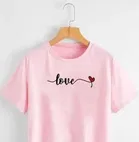 Printed Crop T-shirt for Women 