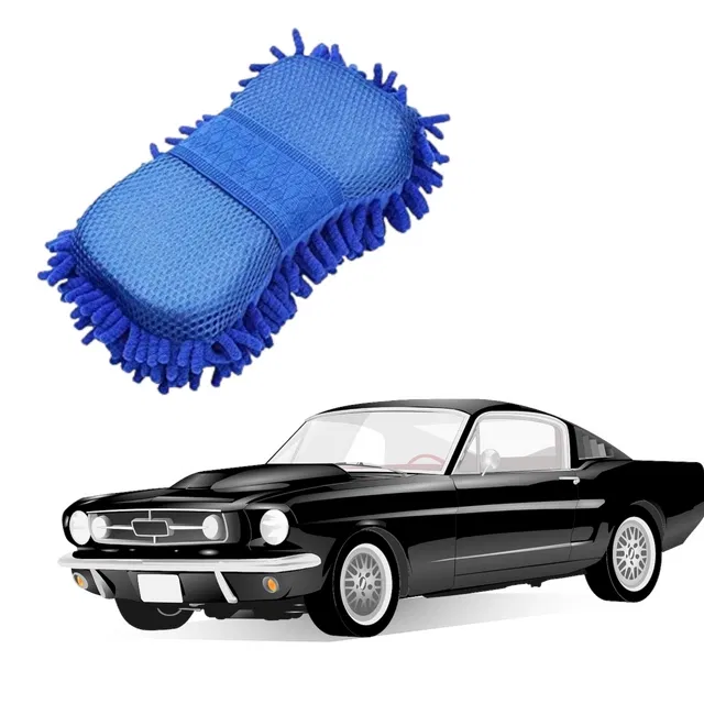 Microfiber Premium High Quality Car Cleaning Sponge (Multicolor)