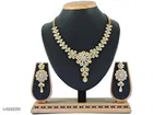 White Free Size Jewellery Set for Women