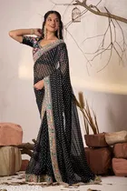 Bandhani Printed Saree for Women 