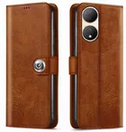 Vivo_ T2 5G Artificial Leather Mobile Flip Cover 