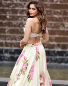Digital Printed Unstitched Lehenga Choli for Women 