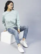 Women's Pleated Sweatshirt 