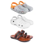 Combo of Clogs with Slippers for Men 