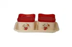 Fair Food Serving Tray, Storage Jar With Lid Set - 1pcs