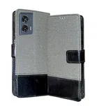 Artificial Leather Mobile Flip Cover for Moto G96 / Moto G85 / 50 Fusion 