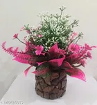 Plastic Artificial Flower With Pot,Multicolour