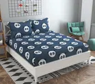 Microfiber Double Bedsheet with 2 Pillow Covers 