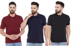 Polo T-shirts for Men, Pack of 3 
