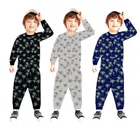 Cotton Printed Nightsuit for Kids (Multicolor, 0-3 Months) (Pack of 3)