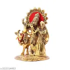 Metal Radha Krishna Statue 