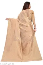 Chanderi Cotton Zari Woven Saree for Women 