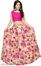 Cotton Blend Lehenga Choli for Women 