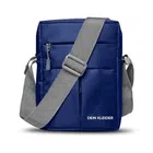 Polyester Cross Body Bag for Men & Women (Blue)