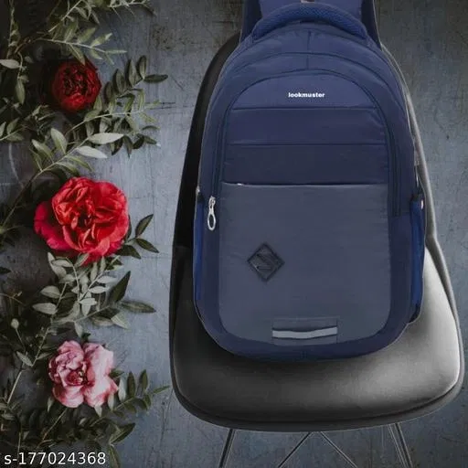 Nylon Backpack for Men & Women, Blue