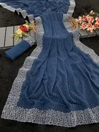 Georgette Woven Design Saree for Women 