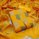 Jacquard Unstitched Dress Material for Women 