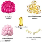39 Pcs 1st Birthday Decoration kit, Multicolour, Set of 1