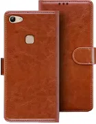 VIVO Y83 flip |Vivo 1802 Artificial Leather Mobile Flip Cover 