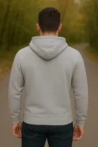 Full Sleeve Believe Printed Fleece Hoodie for Men 