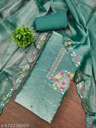 Silk Blend Punjabi/All Over Suits Semi-Stitched Suits 