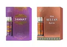 Formless Jannat & Sultan Roll On Attar (7 ml, Pack of 2)