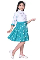 Cotton Printed Frock for Girls 