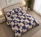 Simple Home 120TC Geometry Queen Bedsheet 88x96inch Multicolor