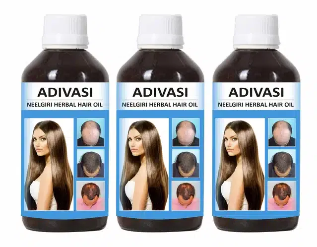 Aadivasi Herbal Hair Oil (50 ml, Pack of 3)
