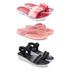 Combo of Heels with Slippers & Flats for Women 