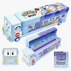MINDFIT Cartoon Printed Bus Geometry Box 