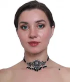 Oxidised Designer Necklace with Earrings Set for Women & Girls 