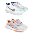 Sports Shoes for Men, Multicolor, Pack of 2 
