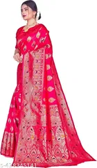 Banarasi Silk Zari Woven Saree for Women 