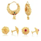 Alloy Gold Plated Earrings for Women 