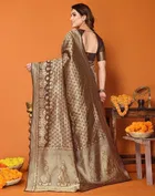 Banarasi Silk Zari Woven Saree for Women 