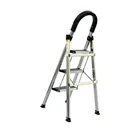 Homefit Frame Aluminum Pedal 4.5'' With Antiskit 3 Step Ladder 