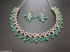 Alloy Necklace with Earrings for Women 