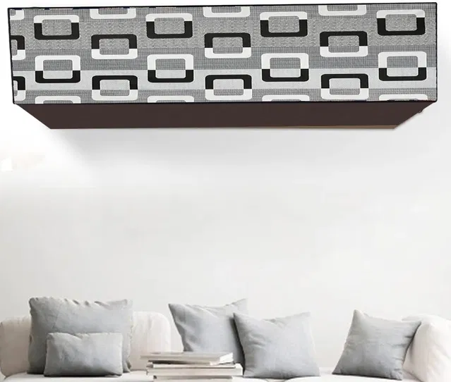 PVC Printed AC Cover (Multicolor, 1.5 Ton)