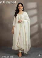 Chanderi Cotton Punjabi/All Over Suits for Women 