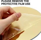 Akarts 24 cm Kalash Gold Self Adhesive Mirror Sticker