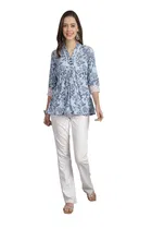 Cotton Printed Top for Women 