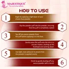 Flat Powder Puff with Makeup Sponge & Stick 