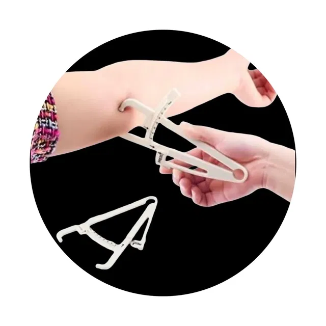 Lightweight Eco-Friendly Body Fat Measuring Caliper (Multicolor, Pack of 1)