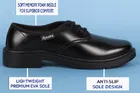 Ajanta Boy School Shoes, Black 