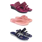 Combo of Heels with Slippers & Flats for Women 