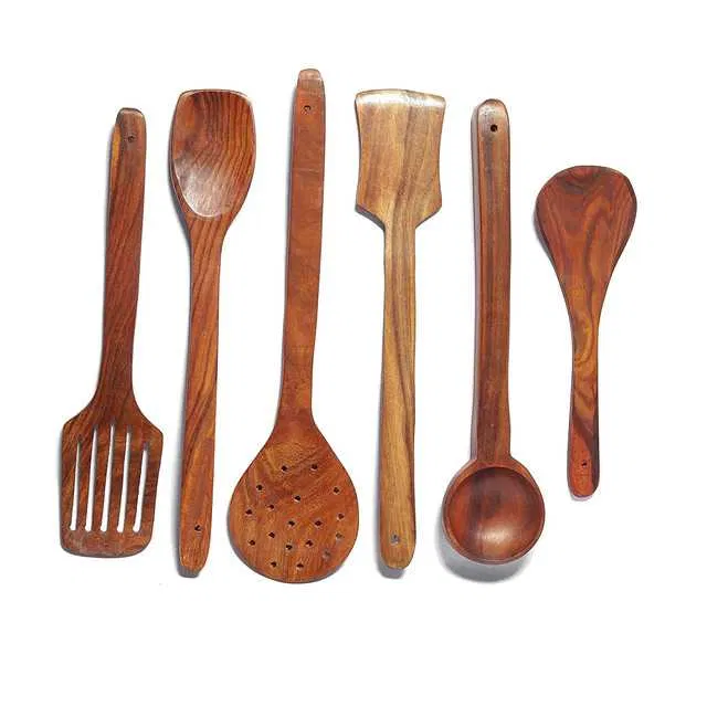 K Kudos Wooden Spoon (Pack Of 7) (Kk-11)