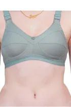 Cotton Blend Solid Non Padded Bras for Women 