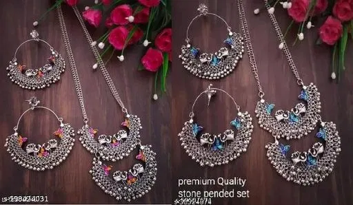 Peacock Combo Jewellery Set